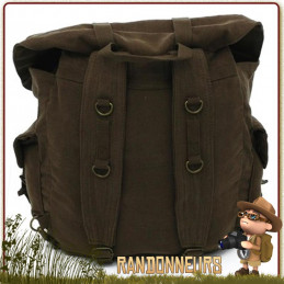 Sac à dos Bushcraft vintage Weekender BRUN Rothco  Sac à dos Toile coton canvas délavé