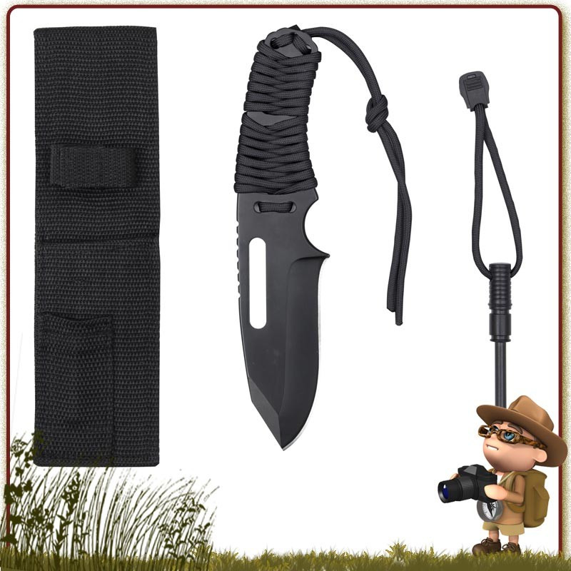 Affuteur couteau Kit de Survie complet SMITHs rabdonnée bushcraft