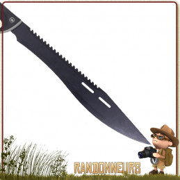 Machette D-Handle SawBack 60 cm pour le bushcraft et la survie jungle rothco france