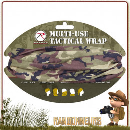 Écharpe Tour de Cou Tactique WOODLAND CAMO Rothco france pour forces armées randonnée bushcraft