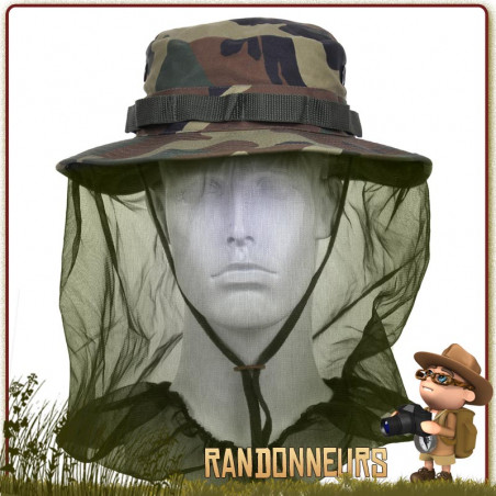 Chapeau avec Moustiquaire Camouflage Rothco