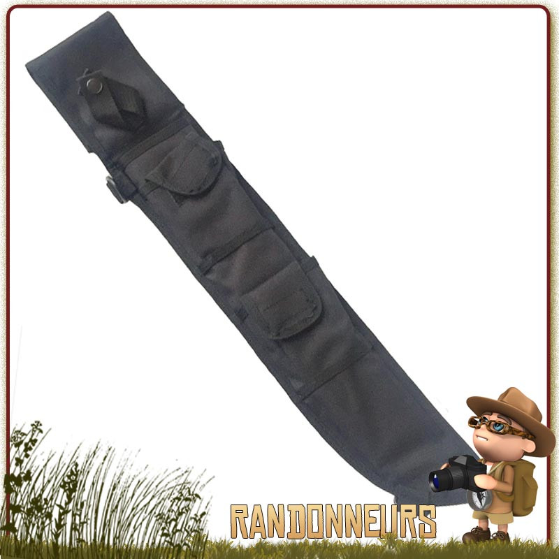 Etui pour machette bushcraft noir Rothco survie jungle militaire