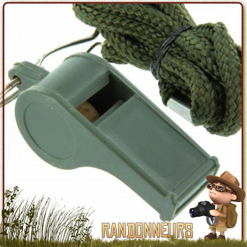 Sifflet de Survie Ultime 6 en 1 Highlander kit randonnée trek survie