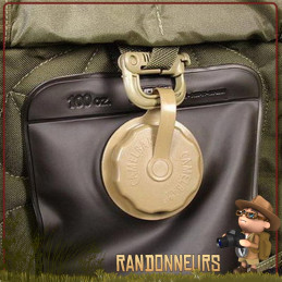 Mousqueton militaire GRIMLOC Vert Armée Highlander pour sac à dos tactique