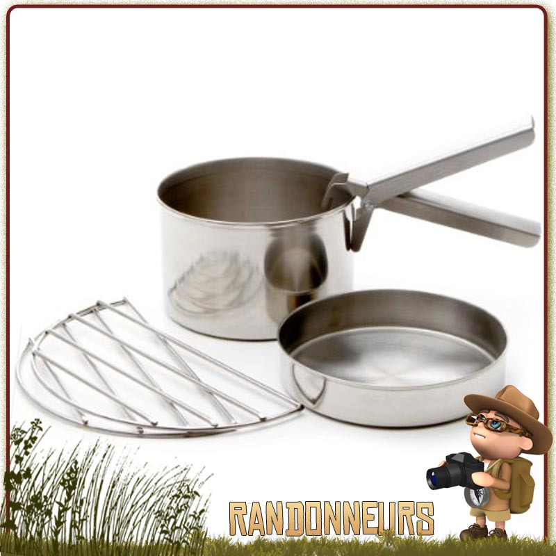 Set de Cuisson SMALL Kelly Kettle pour bouilloire trekker inox alu