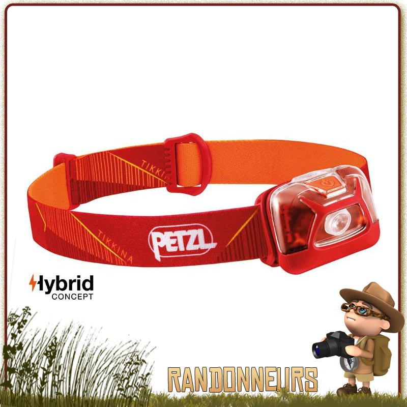 meilleure Lampe Frontage PETZL Tikkina Rouge de randonnée légère et bivouac camping