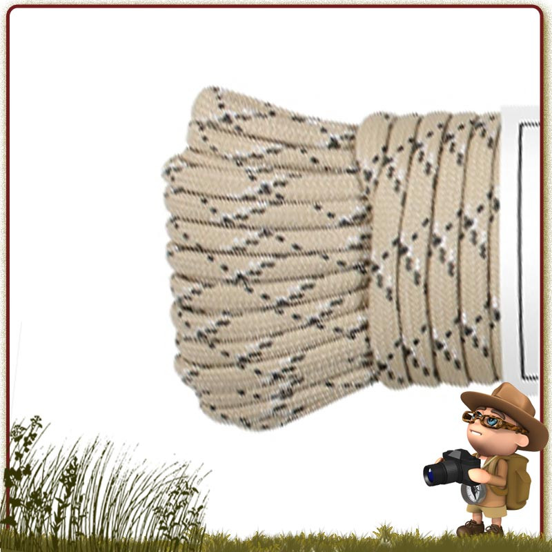 Paracorde Polyester 15 m Rothco Desert Camo