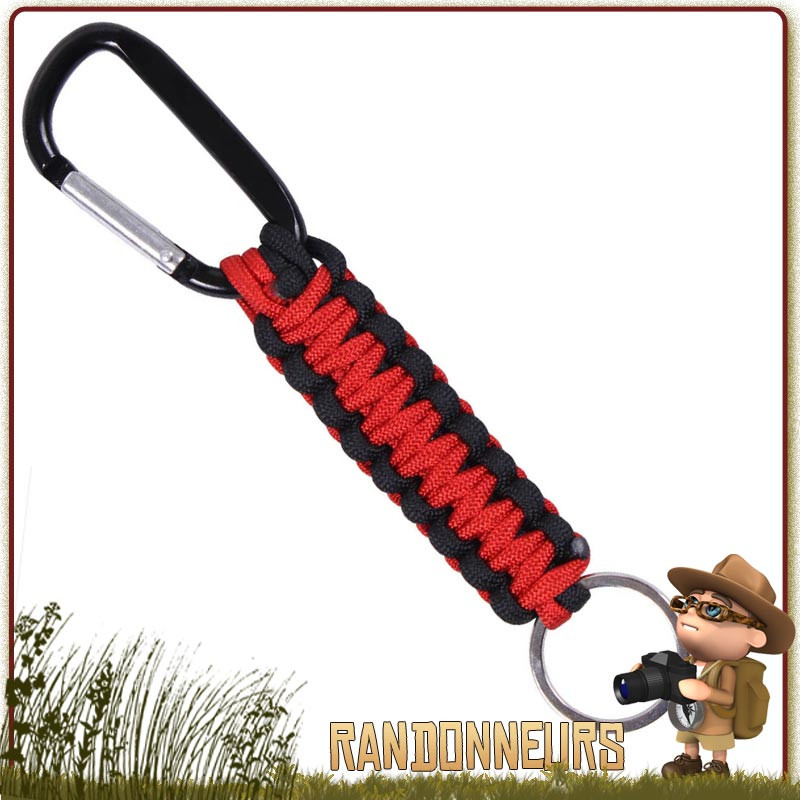 Achetez en gros Porte-clés Paracord Avec Silex De Feu, Porte-clés à Boucle  En Métal Pour Randonnée Camping Chine et Porte-clés Paracord à 1 USD