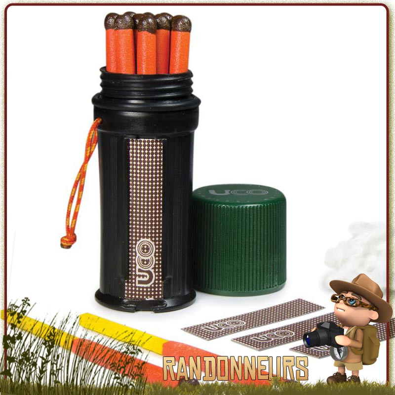 Briquet étanche rechargeable Gaz pour Survie camping chasse pêche