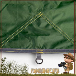 tarp bushcraft xxl grande taille étanche abri bivouac survie léger