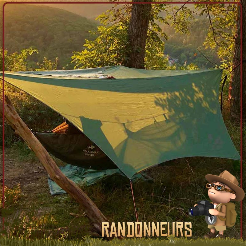 Tarp ultra léger Traveller Amazonas bivouac jungle randonnée bushcraft