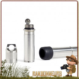 Ultimate Fire Starter Blaze Vargo avec briquet survie essence et paille boufadou pour réchaud bois bushcraft