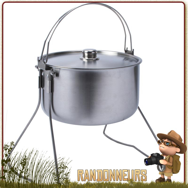 Tasse popote bouilloir inox - Bivouac & Bushcraft 