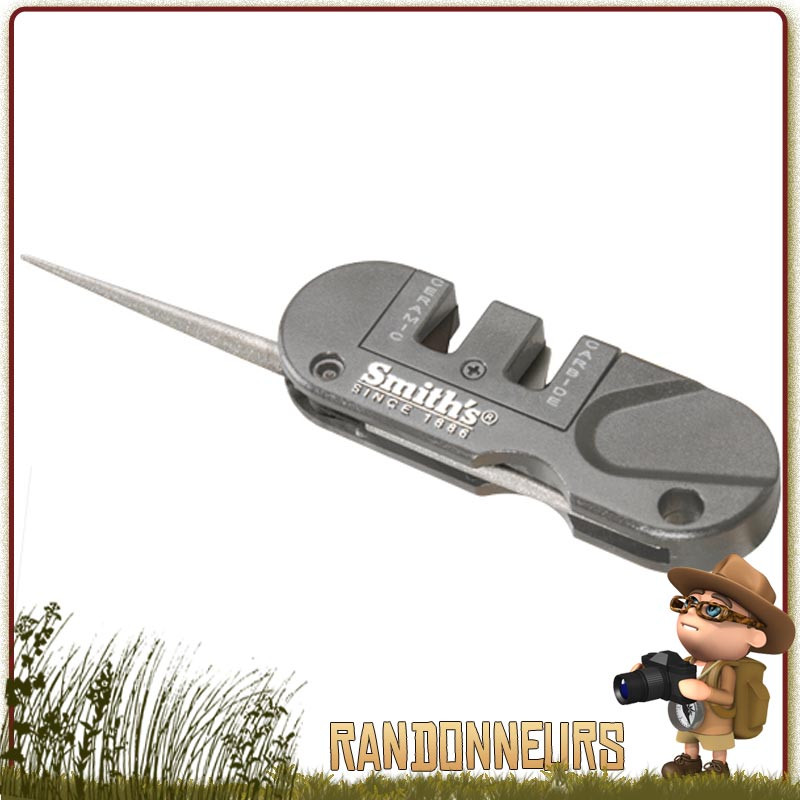 Affuteur Pocket PAL SMITHs pour aiguiser sa lame de couteau en randonnée bushcraft Affuteur Pocket PAL SMITHs pour aiguiser sa lame de couteau en randonnée bushcraft