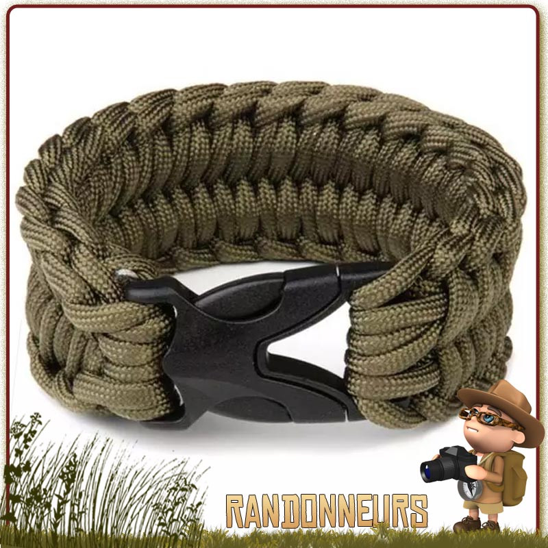 meilleur Bracelet king cobra tressage Paracord 101 Inc vert armee