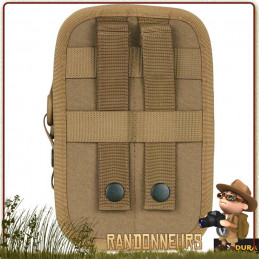 Pochette Tactique EDC multi poche Coyote 101 Inc straps molle pour sac à dos tactique