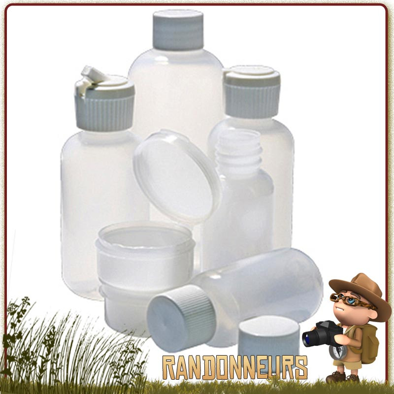 Flacons De Voyage En Silicone - 17 Pièces - étanches - Sans BPA - Avec étiquettes - Couleur Pourpre - Idéal Avion