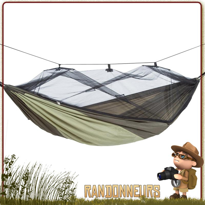 Hamac Moskito Traveller Thermo XXL as bushcraft moustiquaire