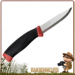 Couteau COMPANION F Noir et Rouge MORA randonnee bushcraft survie