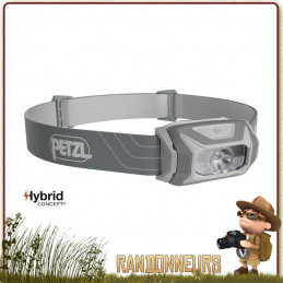 Lampe PETZL Tikkina Grise frontale pour randonner