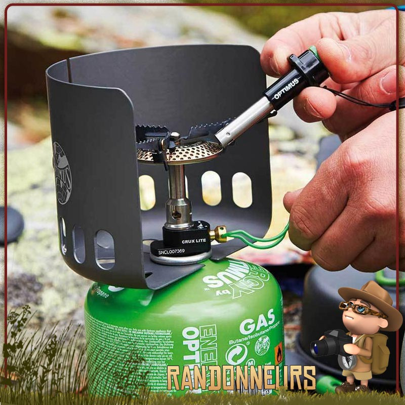 Pare Vent pour Réchaud Optimus pour réchaud crux lite de randonnée