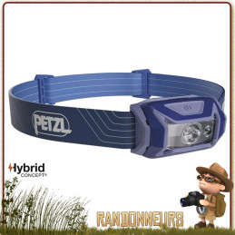 lampe frontale puissante pour randonner PETZL Tikka Bleue