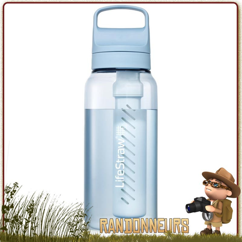 thumbnail image 2 of GO! Water-to-Go Filter Bottle - Lightweight 50cl Portable Purifier, Removes 99.9% Of Contaminants 2 of 14