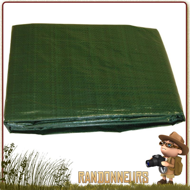 TF-2215 Bâche 3X3 Tarp Bushcraft