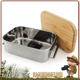 Boite Inox Alimentaire Bambou Clip Origins Outdoor