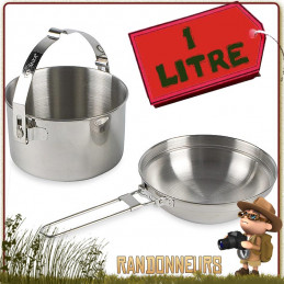 Popote du randonneur 100% inox - Ronde