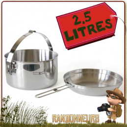 Popote du randonneur 100% inox - Ronde