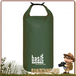 Sac Etanche polyester 500d enduit PVC Packsack 20L DarkGreen Basic Nature