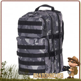 Sac à Dos EDC ASSAUT US 25 Litres NIGHT CAMO 101 Inc