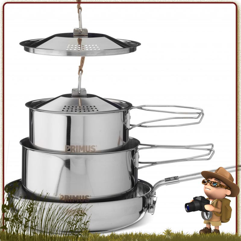 Ensemble de casseroles de camping - Gamelle - 2 pièces - Aluminium -  Gamelle - Cuisine | bol