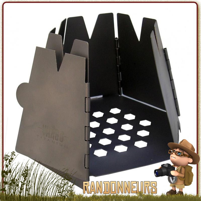 Réchaud De Camping Pliant à Bois – Léger Pour Randonnée & Bushcraft