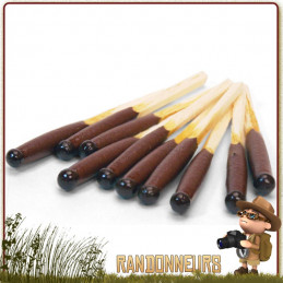 Allumettes Survie Tout Temps BCB International pour allumer un feu de camp bushcraft certifiées otan