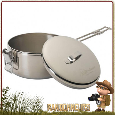 Casserole Alpine StowAway 1100 ml Inox MSR