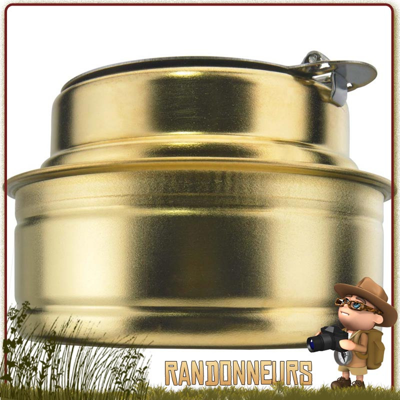 Réchaud De Camping à Alcool Compact – 100 Ml, Léger, Pour Aventure Et Rando