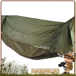 hamac moustiquaire jungle commando militaire rothco en toile coton avec tarp étanche contre la pluie