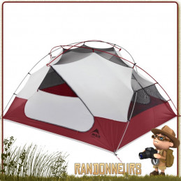 TENTE MSR ELIXIR 3 - Tente de randonnée légère et de camping nomade, pour trois personnes et utilisable sur trois saisons