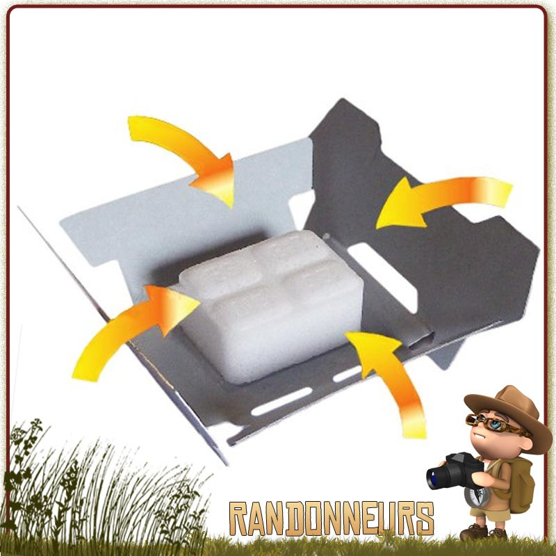 Réchaud De Camping Ultraléger En Titane - Pour Randonnée Et Survie (neuf)