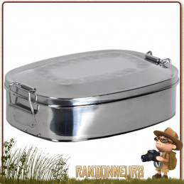 Gamelle de camping inox 1,5l - Bivouac au camp - Inuka