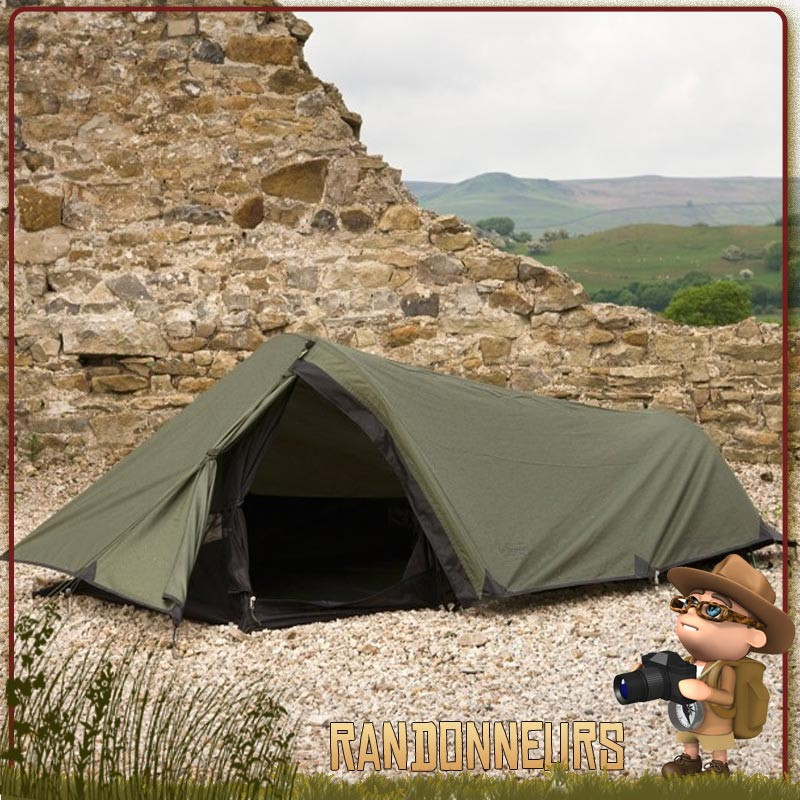 Tente Snugpak Ionosphère 1 Personne - Ultra Légère, Olive, Parfaite Pour Le Camping Sauvage