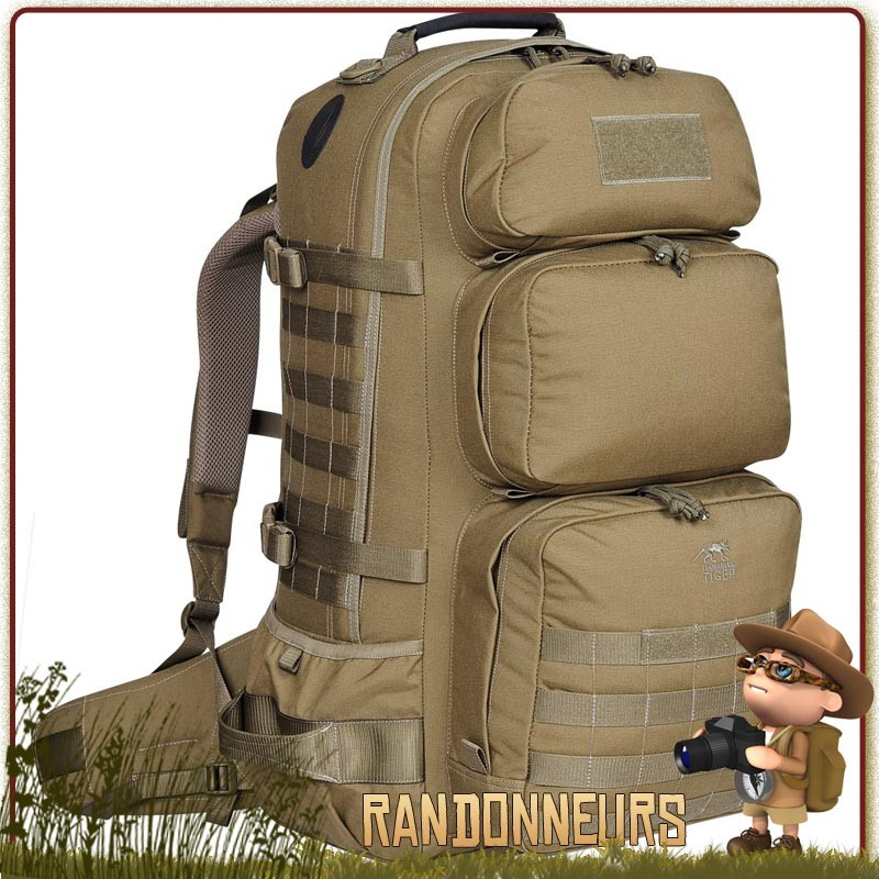 Sac à Dos TT TROOPER PACK 45L Tasmanian Tiger Coyote survie bushcraft