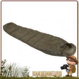 Le sac de couchage SLEEPER LITE Snugpak Fibres isolantes synthétiques creuses température confort de -5°C