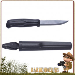 Couteau bushcraft Mora 510 Carbone, autant de polyvalence dans un seul couteau MORA de survie