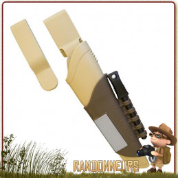 Couteau Survival Bushcraft Morakniv, la qualité d'un couteau Mora avec lame tranchante inox 11 cm