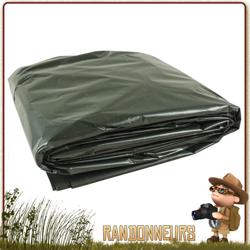 Couverture Survie Militaire vert Olive BCB coupe vent forces armées