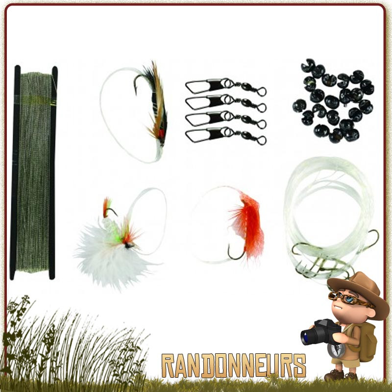 Bracelet kit survie complet paracorde avec micro Boussole 101 INC