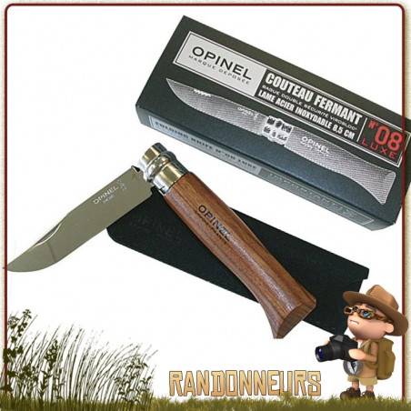 Couteau Opinel 8 VRI Luxe Padouk